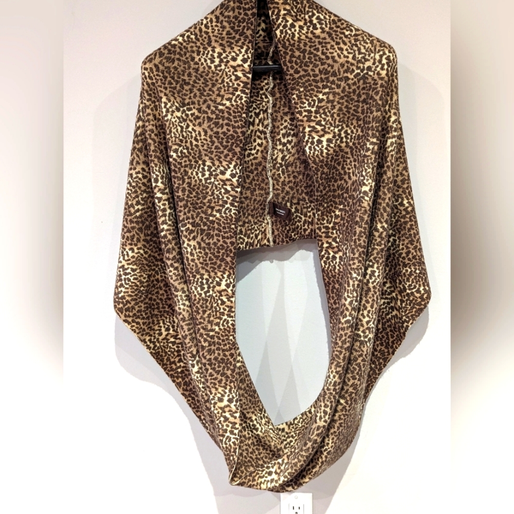 Danier Animal Print Infinity Scarf